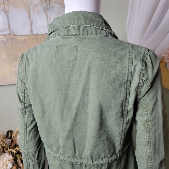 Old Navy Olive Green Cargo Utility Jacket - Picture 9 of 14